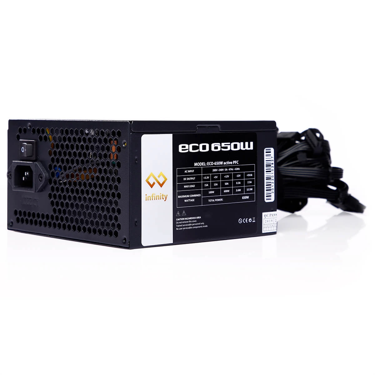 PSU NGUỒN INFINITY 650W ECO 80 PLUS SINGLE RAIL NEW BH 36T – Máy Tính Siêu  Rẻ - PC Hi-end & Gaming Gears