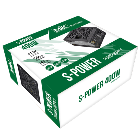 PSU NGUỒN MIK 400W S-POWER 400 NEW BH 36T