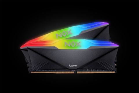 RAM DDR4 8GB APACER NOX 3200 OC RGB AURA 2 WHITE NEW BH 36T