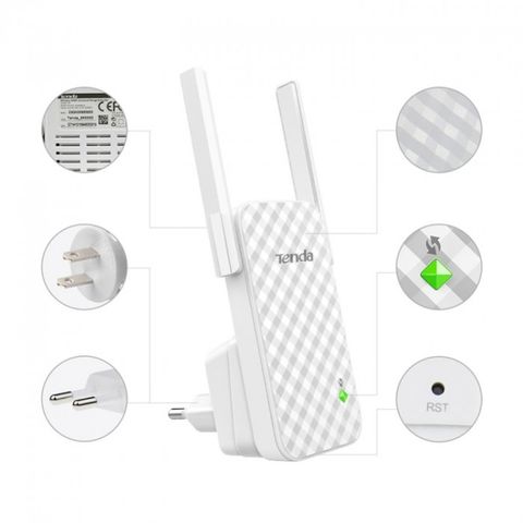 BỘ MỞ RỘNG SÓNG WIFI TENDA A9 N300Mbps CHUẨN 802.11n NEW