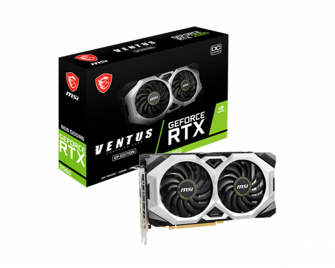 VGA MSI RTX 2060 6GB VENTUS GP NEW 36 THÁNG