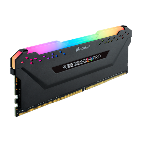 RAM DDR4 64GB CORSAIR 3200MHZ (2 X 288 DIMM), VENGEANCE RGB PRO BLACK HEAT SPREADER, RGB LED, 1.35V, XMP 2.0 NEW BH 36T