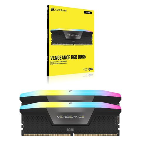 RAM DDR5 32GB CORSAIR VENGEANCE RGB (16G*2) CAT 36 BUSS 6000 NEW BH 36T