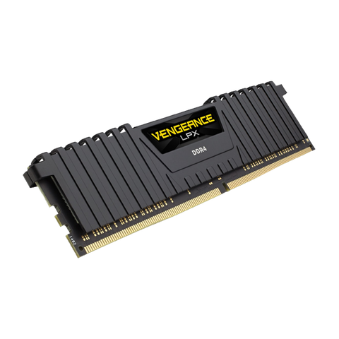 RAM DDR4 8GB CORSAIR VENGEANCE LPX HEAT SPREADER, 2666MHZ 8GB ĐEN NEW BH 36T