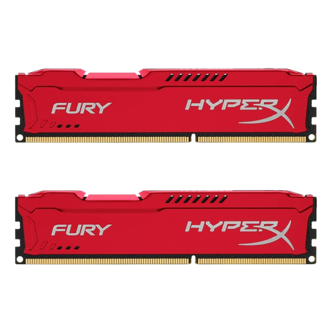 RAM KINGSTON 32GB 2666MHZ DDR4 CL16 DIMM (KIT OF 2) HYPERX FURY RED NEW BH 36T