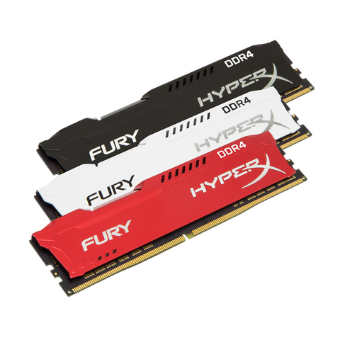 RAM KINGSTON 8GB 2666MHZ DDR4 CL15 DIMM FURY HYPERX BLACK/RED/WHITE NEW BH 36T