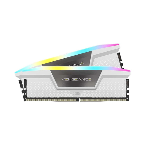 RAM DDR5 32GB CORSAIR VENGEANCE RGB WHITE (16G*2) BUSS 5200 NEW BH 36T