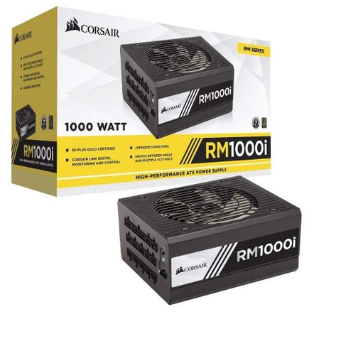 NGUỒN MÁY TÍNH CORSAIR RM1000I
80 PLUS GOLD - FULL MODUL NEW BH 120T