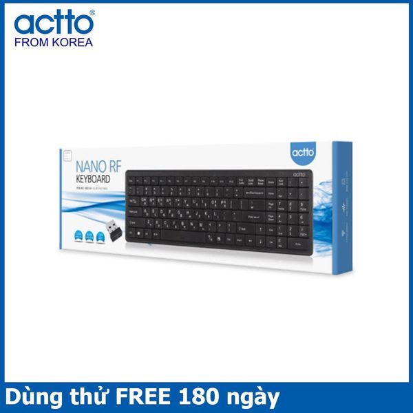 Bàn phím không dây Nano RF Keyboard Actto KBD-34