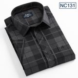  Sơ mi ngắn tay caro đen mã NC131 