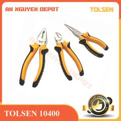 Bộ 3 kềm răng - cắt - nhọn Tolsen 10400