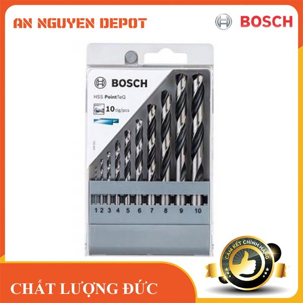 Bộ mũi khoan HSS 10mũi,1-10 mm