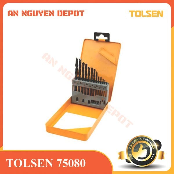 Bộ khoan sắt 13 cây HSS công nghiệp Tolsen 75080