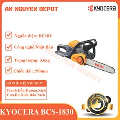Máy cưa xích dùng pin 18V Kyocera BCS-1830