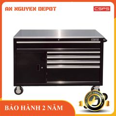 Tủ dụng cụ CSPS 132cm - 05 hộc kéo màu đen