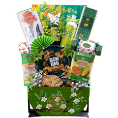 Giỏ quà bánh kẹo Tết Ất Tỵ 2025 (X840) - giỏ