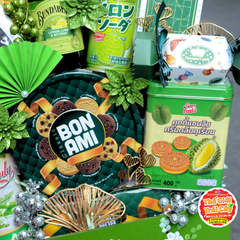 Giỏ quà bánh kẹo Tết Ất Tỵ 2025 (X840) - giỏ