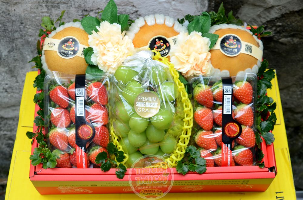 Hộp quà trái cây Hàn quốc - Thế giới trái cây