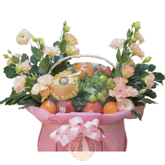 Giỏ trái cây mix hoa HT1500 - giỏ