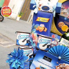 Giỏ quà bánh kẹo Tết Ất Tỵ 2025 (XD950) - giỏ