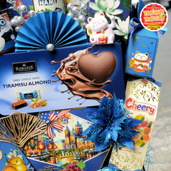 Giỏ quà bánh kẹo Tết Ất Tỵ 2025 (XD950) - giỏ