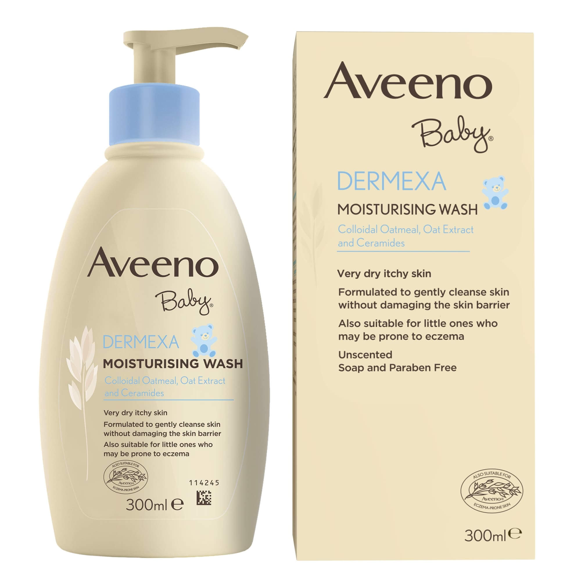 Aveeno Sữa tắm cho bé bị chàm sữa/ eczema - Aveeno Baby Dermexa Moisturising Wash