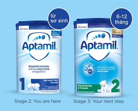 Sữa Aptamil 1 từ sơ sinh đến 6 tháng 800g - Hàng Anh nội địa