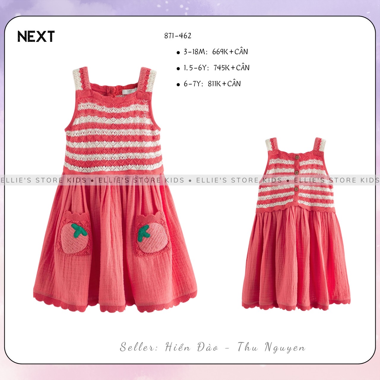 Váy Next phối len đan 871462