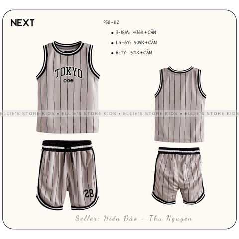 Set outfit bé trai cộc tay NEXT 930112