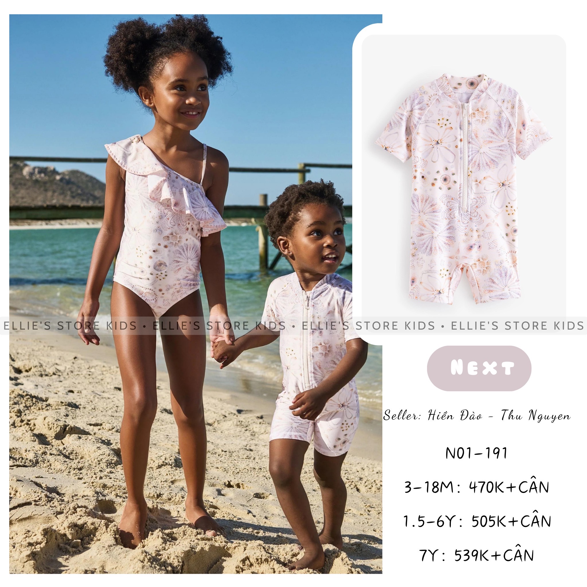 Đồ bơi liền Bé gái NEXT N01-191