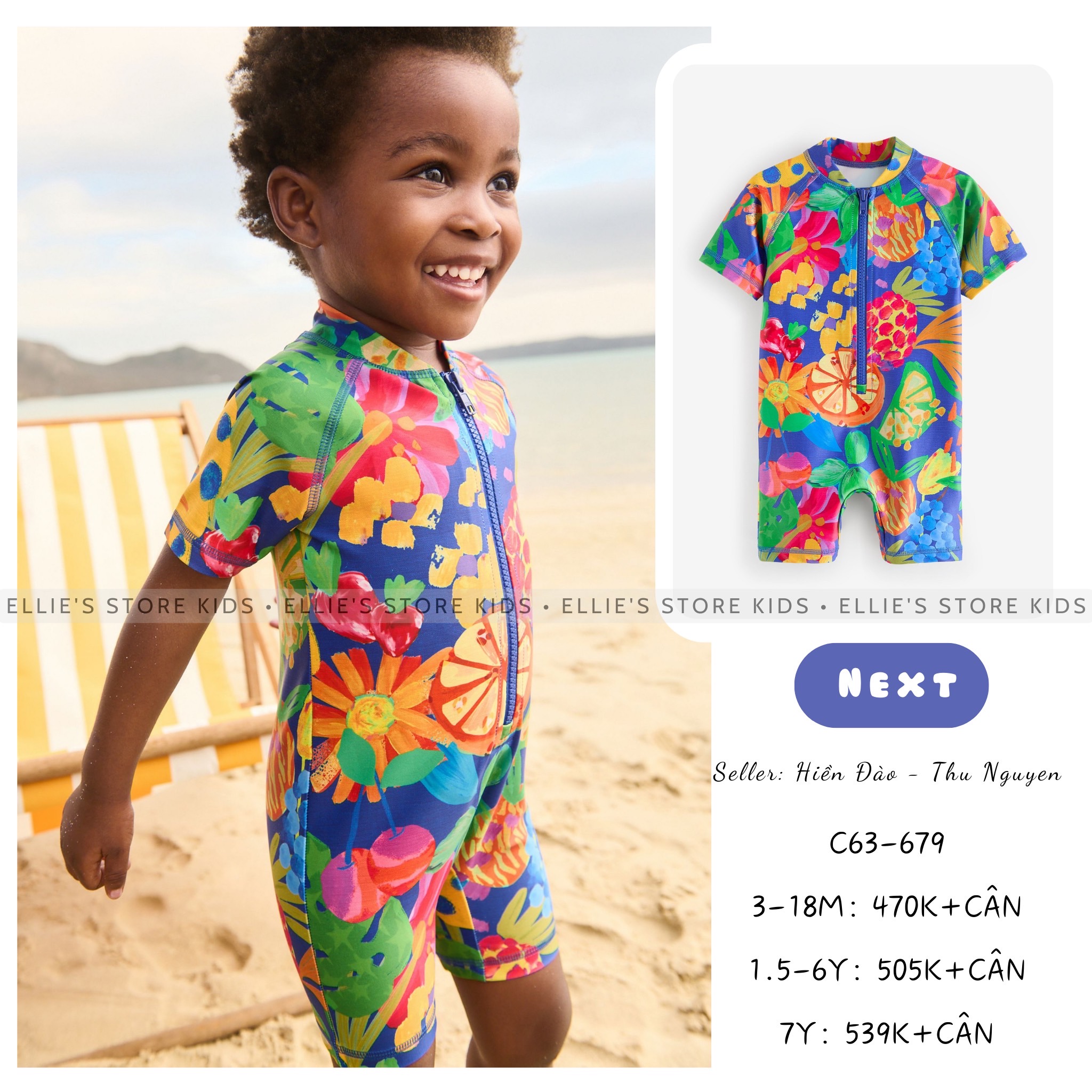 Đồ bơi liền Bé gái NEXT C63-679