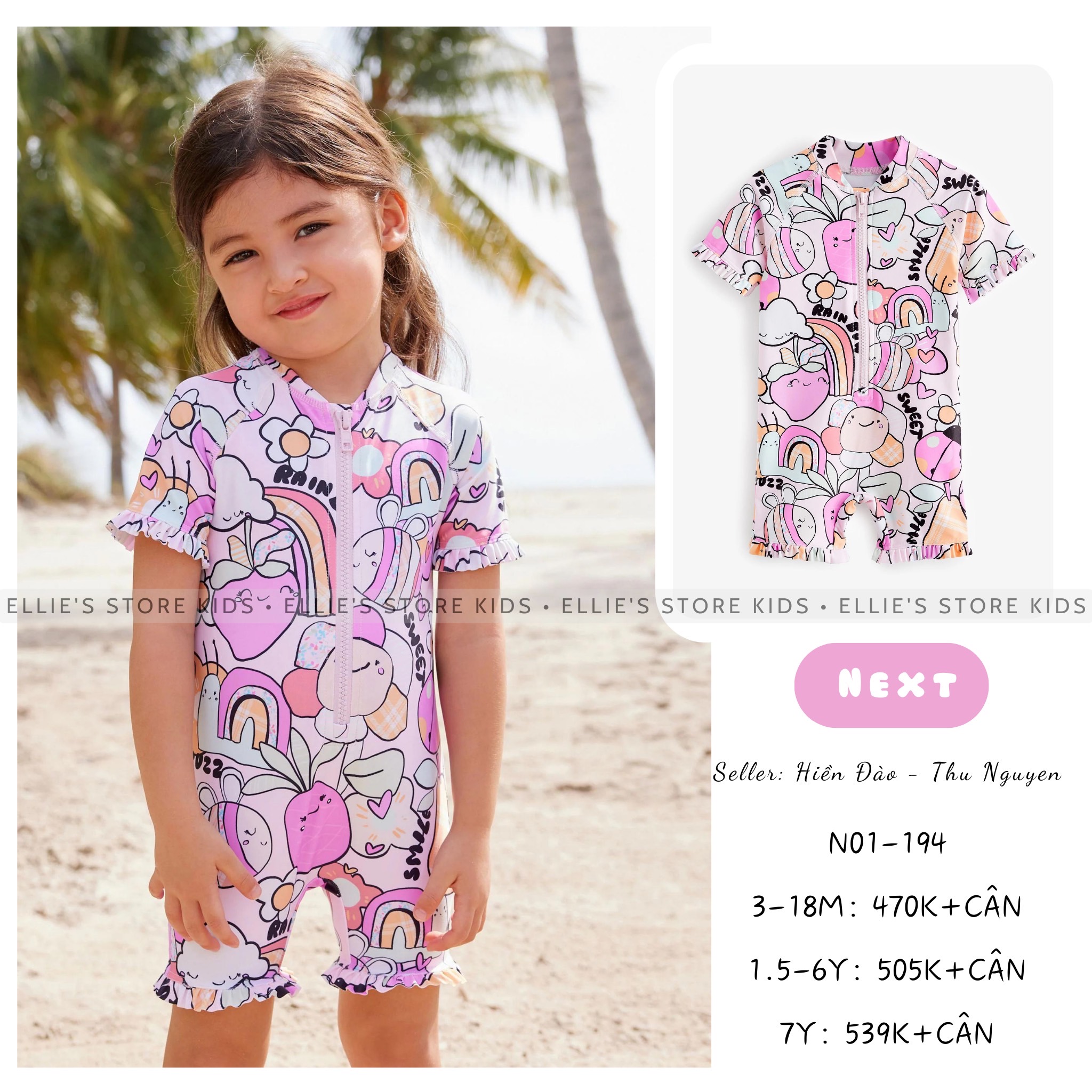 Đồ bơi liền Bé gái NEXT N01-194