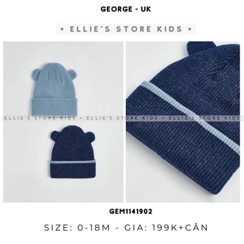 Set mũ len xanh baby GEORGE