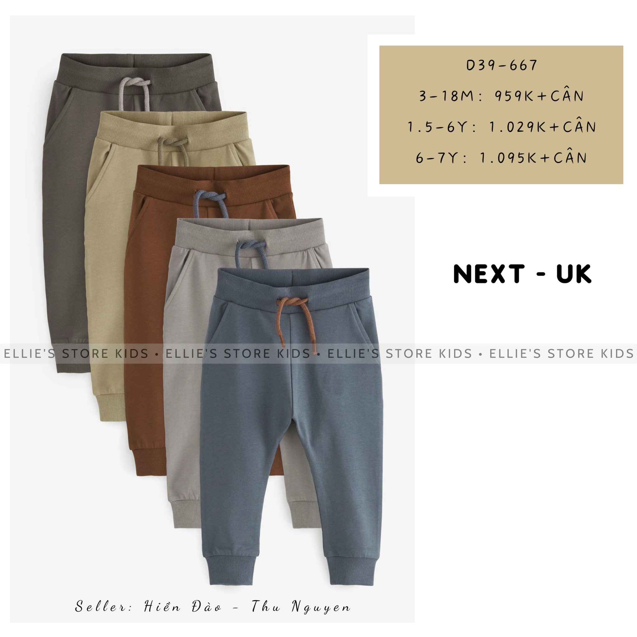 Set quần nỉ ấm NEXT BÉ TRAI D39667