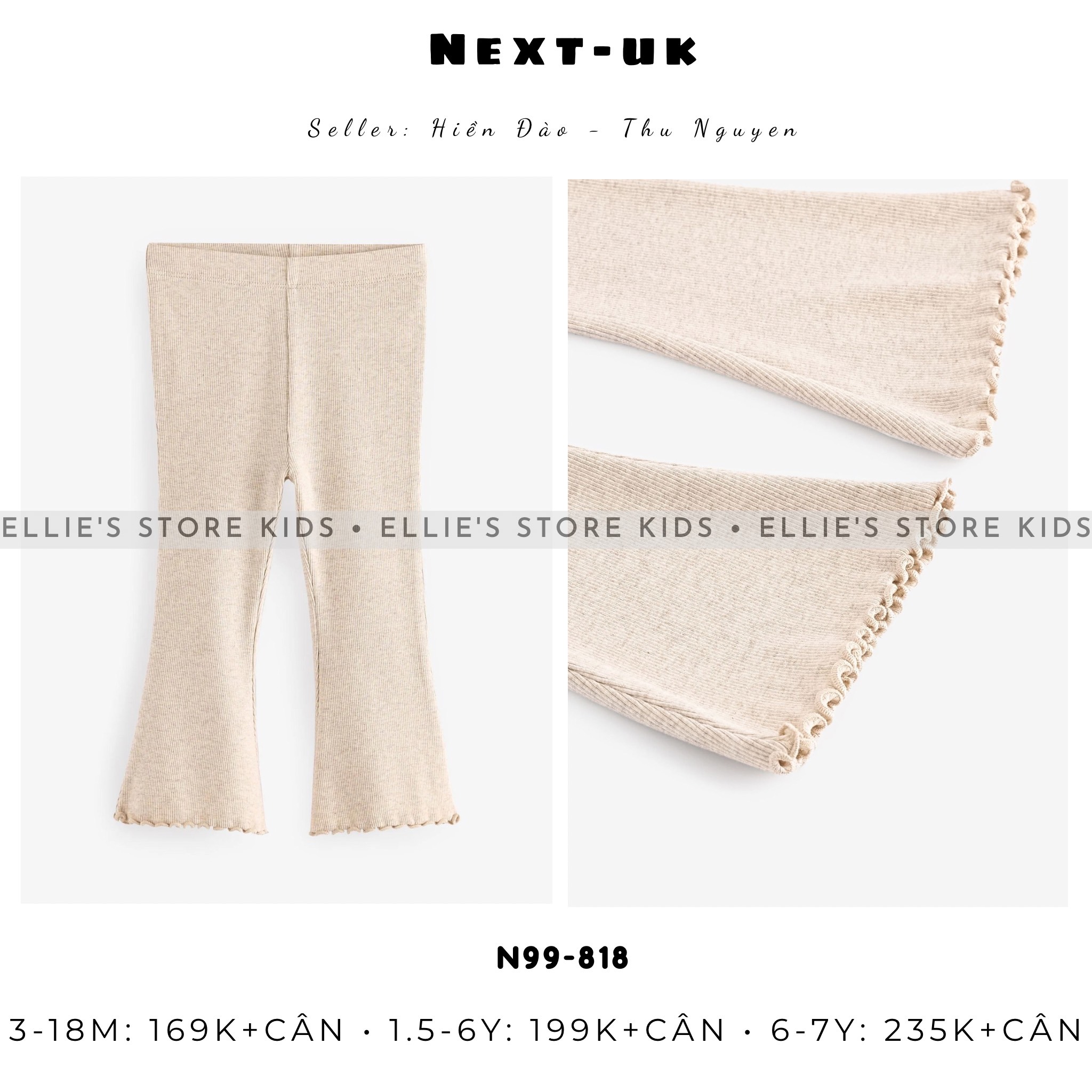 Quần legging ống loe kiểu NEXT N99818