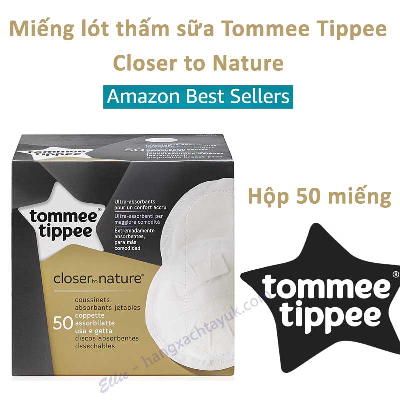 Miếng lót thấm sữa Tommee Tippee - Tommee Tippee Closer to Nature Disposable Breast Pads