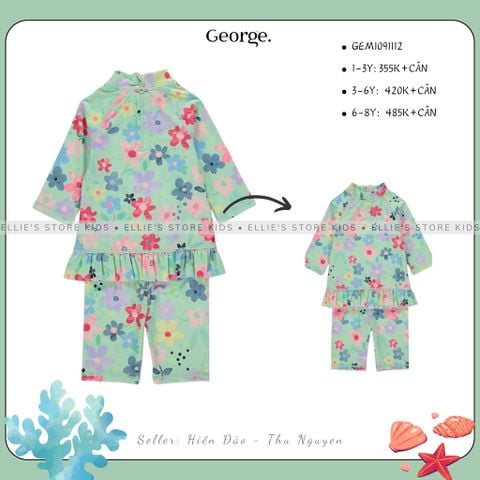 Set đồ bơi cho bé gái GEORGE