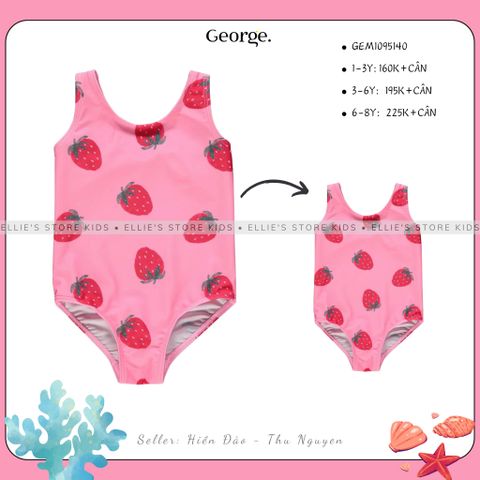 Đồ bơi liền mảnh bé gái GEORGE