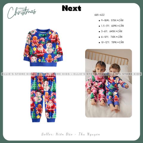 Set pyjamas nỉ lông mềm NEXT 665622