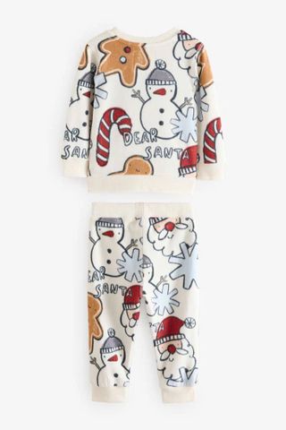 Set pyjamas nỉ lông mềm NEXT E30271