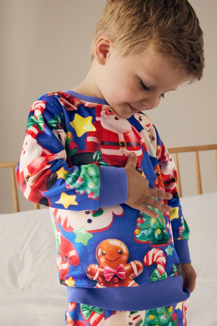 Set pyjamas nỉ lông mềm NEXT 665622