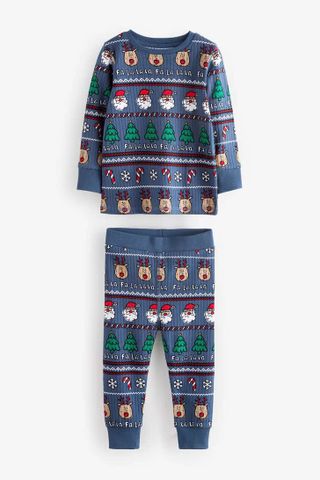 Set 3 bộ pyjamas NEXT hoạ tiết Giáng Sinh 665639