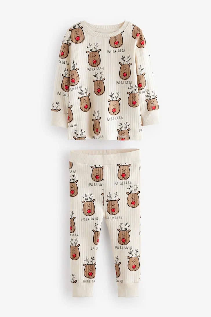 Set 3 bộ pyjamas NEXT hoạ tiết Giáng Sinh 665639