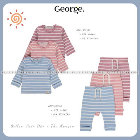 Set áo và quần đồng bộ cho trẻ sơ sinh GEORGE