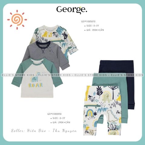 Set áo và quần đồng bộ cho trẻ sơ sinh GEORGE