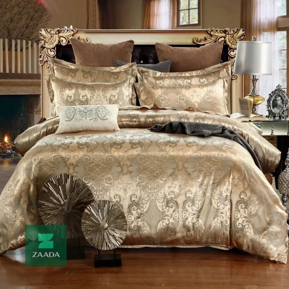 BỘ CHĂN GỐI KING SIZE JACQUARD