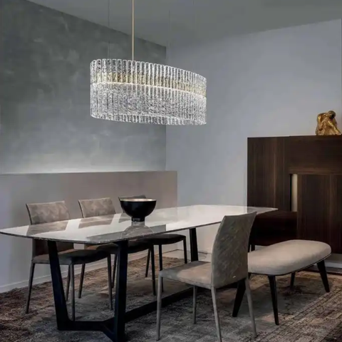 đèn trang trí oval