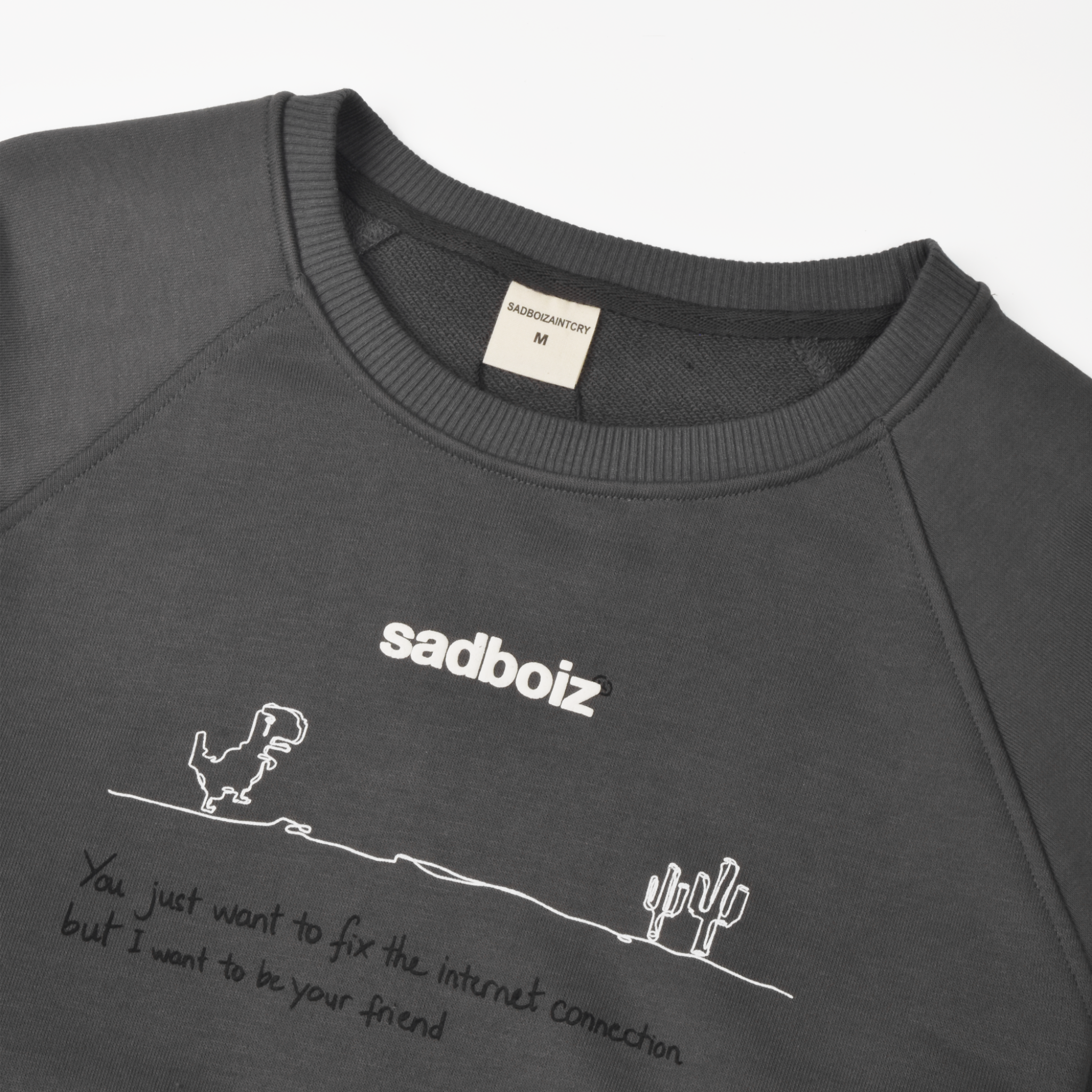 saddino sweater - gray – sadboizaintcry