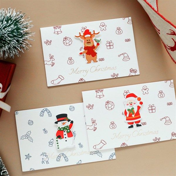  Thiệp giáng sinh hình nổi 