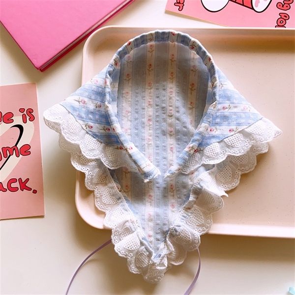  Bờm kèm khăn tam giác vintage 